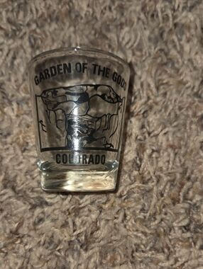 Garden of the Gods Colorado Clear Glass Shot Glass